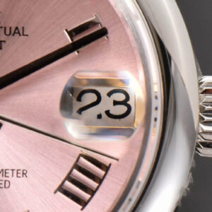 DateJust 31MM Ladies 904L WF Smooth Pink Dial Roma Marker Oyster Bracelet A2671 - Image 7