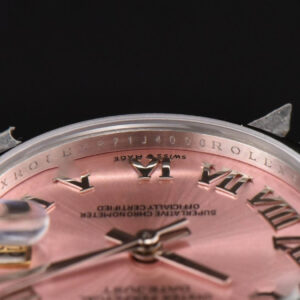DateJust 31MM Ladies 904L WF Smooth Pink Dial Roma Marker Oyster Bracelet A2671 - Image 12
