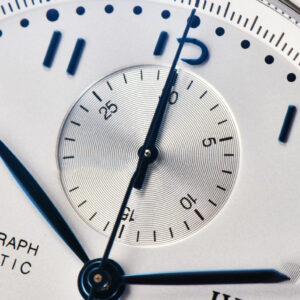 Portuguese Chrono IW3716 41mm RSF White Dial Blue Hand SS Bracelet A7750 - Image 11