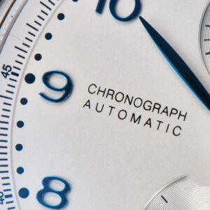 Portuguese Chrono IW3716 41mm RSF White Dial Blue Hand SS Bracelet A7750 - Image 12