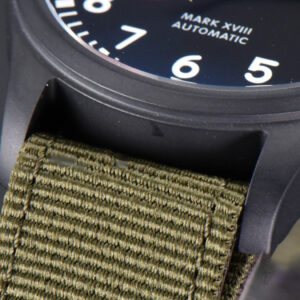 Mark XVIII Top Gun IW324712 ZF 41MM Black Ceramic Green Nylon Strap A32111 - Image 8