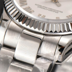 DateJust 31MM Ladies 904L WF White Dial Roma Marker Oyster Bracelet A2671 - Image 8