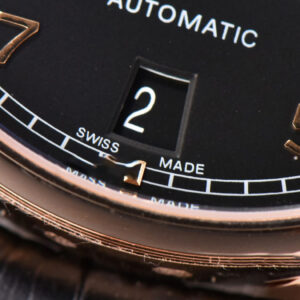 Portuguese Real PR IW500107 RG ZF 42MM Black Dial Black Leather Strap - Image 5