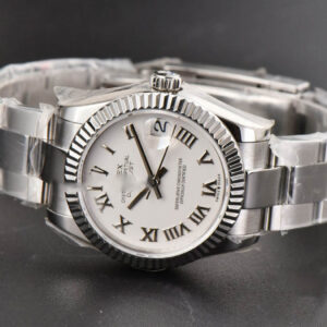 DateJust 31MM Ladies 904L WF White Dial Roma Marker Oyster Bracelet A2671 - Image 11