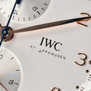 Portuguese Chrono IW3716 41mm RSF White Dial YG Hand SS Bracelet A7750 - Image 20