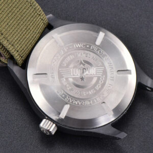 Mark XVIII Top Gun IW324712 ZF 41MM Black Ceramic Green Nylon Strap A32111 - Image 19