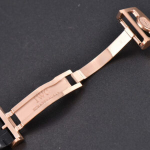 Portuguese Real PR IW500107 RG ZF 42MM Black Dial Black Leather Strap - Image 11