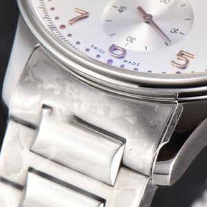 Portuguese Chrono IW3716 41mm RSF White Dial YG Hand SS Bracelet A7750 - Image 23