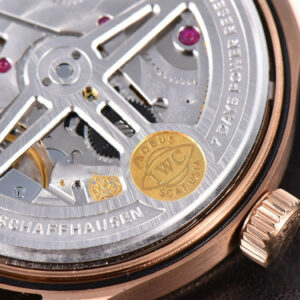 Portuguese Real PR IW500107 RG ZF 42MM Black Dial Black Leather Strap - Image 18