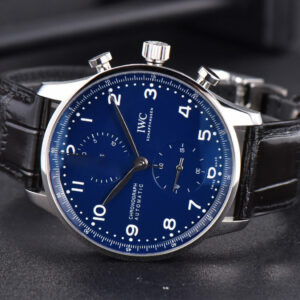 Portugieser Chrono “150 Years” IW371601 ZF 41MM Blue Dial Black Strap Cal69355 - Image 23