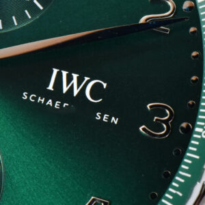 Portuguese Chrono IW3716 41mm RSF Green Dial SS Bracelet A7750 - Image 20