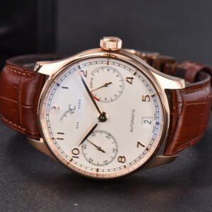Portuguese Real PR IW500113 ZF 42MM RG White Dial RG Marker Brown Leather Strap A51011 - Image 16