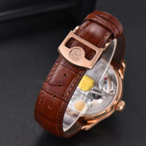 Portuguese Real PR IW500113 ZF 42MM RG White Dial RG Marker Brown Leather Strap A51011 - Image 17