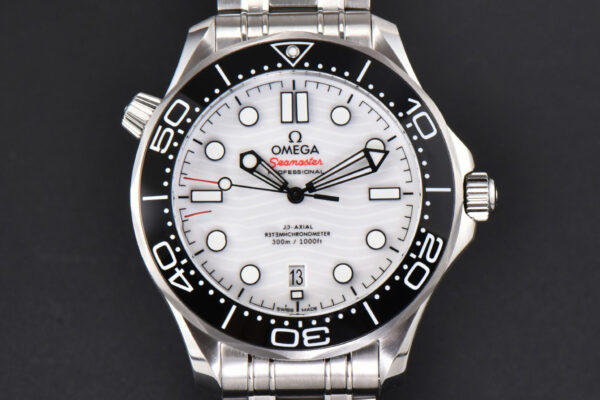 Seamaster Diver 300M 42mm ZF Black Ceramic White Dial SS Bracelet A8800