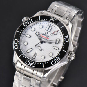 Seamaster Diver 300M 42mm ZF Black Ceramic White Dial SS Bracelet A8800 - Image 16