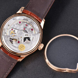 Portuguese Real PR IW500113 ZF 42MM RG White Dial RG Marker Brown Leather Strap A51011 - Image 23