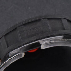 RM055 Real NTPT 42.7mm BBRF White Skeleton Dial Red Crown White Rubber Strap RMUL2 - Image 5