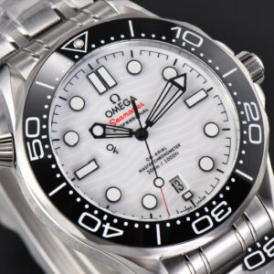 Seamaster Diver 300M 42mm ZF Black Ceramic White Dial SS Bracelet A8800 - Image 23