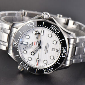 Seamaster Diver 300M 42mm ZF Black Ceramic White Dial SS Bracelet A8800 - Image 24