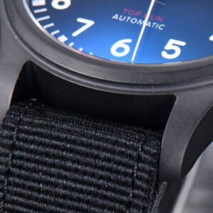Pilot Top Gun IW326901 ZF 41MM Black Ceramic Black Nylon Strap A32111 - Image 10