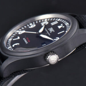 Pilot Top Gun IW326901 ZF 41MM Black Ceramic Black Nylon Strap A32111 - Image 11