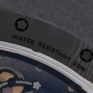 RM055 Real NTPT 42.7mm BBRF White Skeleton Dial Red Crown White Rubber Strap RMUL2 - Image 16
