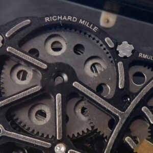 RM055 Real NTPT 42.7mm BBRF White Skeleton Dial Red Crown White Rubber Strap RMUL2 - Image 18