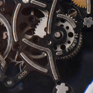 RM055 Real NTPT 42.7mm BBRF White Skeleton Dial White Rubber Strap RMUL2 - Image 2