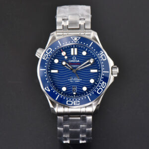 Seamaster Diver 300M 42mm ZF Blue Ceramic Blue Dial SS Bracelet A8800 - Image 18