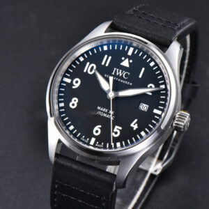 Pilot Mark XX IW328201 ZF 40MM Black Dial Black Leather Strap A32111 - Image 3