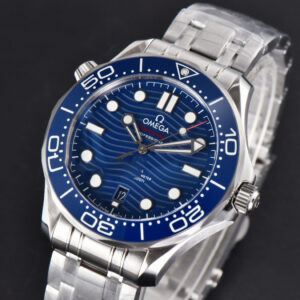 Seamaster Diver 300M 42mm ZF Blue Ceramic Blue Dial SS Bracelet A8800 - Image 19