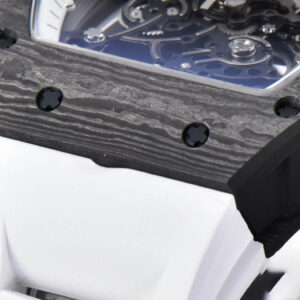 RM055 Real NTPT 42.7mm BBRF White Skeleton Dial White Rubber Strap RMUL2 - Image 12