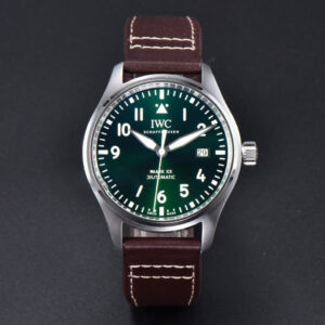 Pilot Mark XX IW328205 ZF 40MM Green Dial Brown Leather Strap A32111 - Image 3