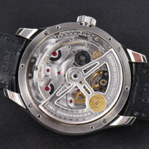 Portuguese Real PR Annual Calendar IW503502 ZF 44MM Blue Dial Black Leather Strap A5280 - Image 11