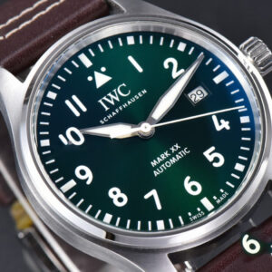 Pilot Mark XX IW328205 ZF 40MM Green Dial Brown Leather Strap A32111 - Image 12