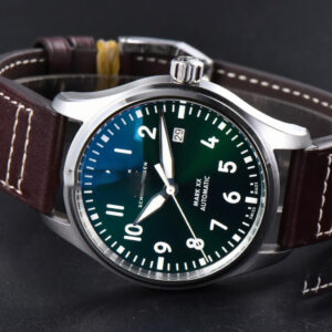 Pilot Mark XX IW328205 ZF 40MM Green Dial Brown Leather Strap A32111 - Image 13
