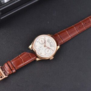 Portuguese Real PR Annual Calendar IW503504 ZF 44MM RG White Dial Brown Leather Strap A5280 - Image 2