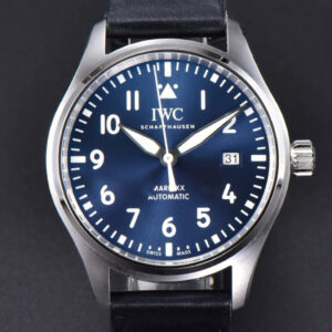 Pilot Mark XX IW328203 ZF 40MM Blue Dial Dark Blue Leather Strap A32111