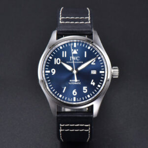 Pilot Mark XX IW328203 ZF 40MM Blue Dial Dark Blue Leather Strap A32111 - Image 3