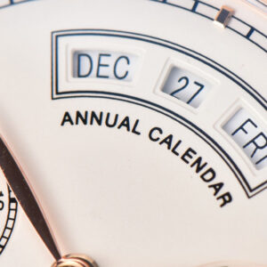 Portuguese Real PR Annual Calendar IW503504 ZF 44MM RG White Dial Brown Leather Strap A5280 - Image 5