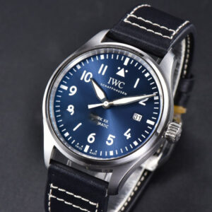 Pilot Mark XX IW328203 ZF 40MM Blue Dial Dark Blue Leather Strap A32111 - Image 4