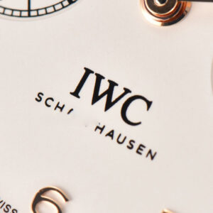 Portuguese Real PR Annual Calendar IW503504 ZF 44MM RG White Dial Brown Leather Strap A5280 - Image 7