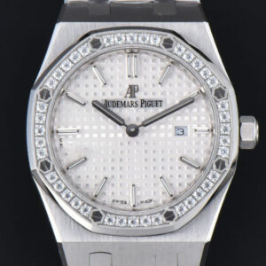 Royal Oak Ladies 67651ST 33mm ZF SS Diamond Chocolate Dial SS Bracelet Quartz - Image 3