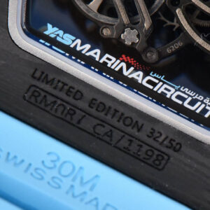 RM055 Real NTPT 42.7mm BBRF Blue Skeleton Dial Blue Rubber Strap RMUL2 - Image 18