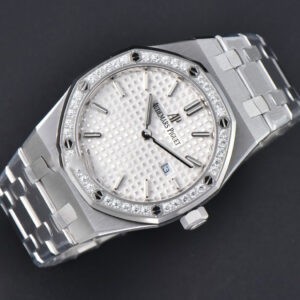Royal Oak Ladies 67651ST 33mm ZF SS Diamond Chocolate Dial SS Bracelet Quartz - Image 5