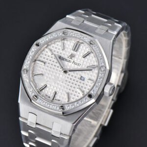 Royal Oak Ladies 67651ST 33mm ZF SS Diamond Chocolate Dial SS Bracelet Quartz - Image 4