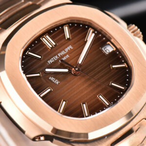 Nautilus 5711R 40MM 3KF Brown Dial RG Bracelet A324 V3 - Image 7