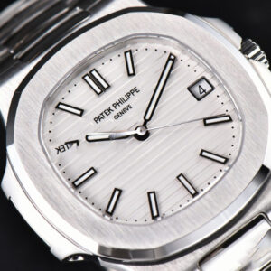 Nautilus 5711 40MM 3KF White Dial SS Bracelet A324 V3 - Image 11