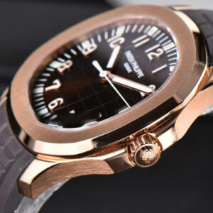 Aquanaut 5167 40mm RG 3KF Brown Dial Brown Rubber Strap A330 V3 - Image 4