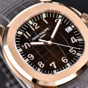 Aquanaut 5167 40mm RG 3KF Brown Dial Brown Rubber Strap A330 V3 - Image 5